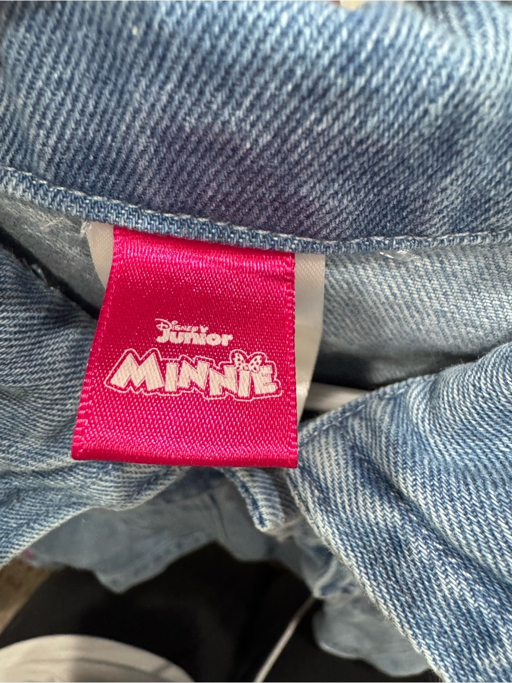 Disney Light Blue Denim Minnie Mouse Jacket with Pink Accents - Picture 4 of 4